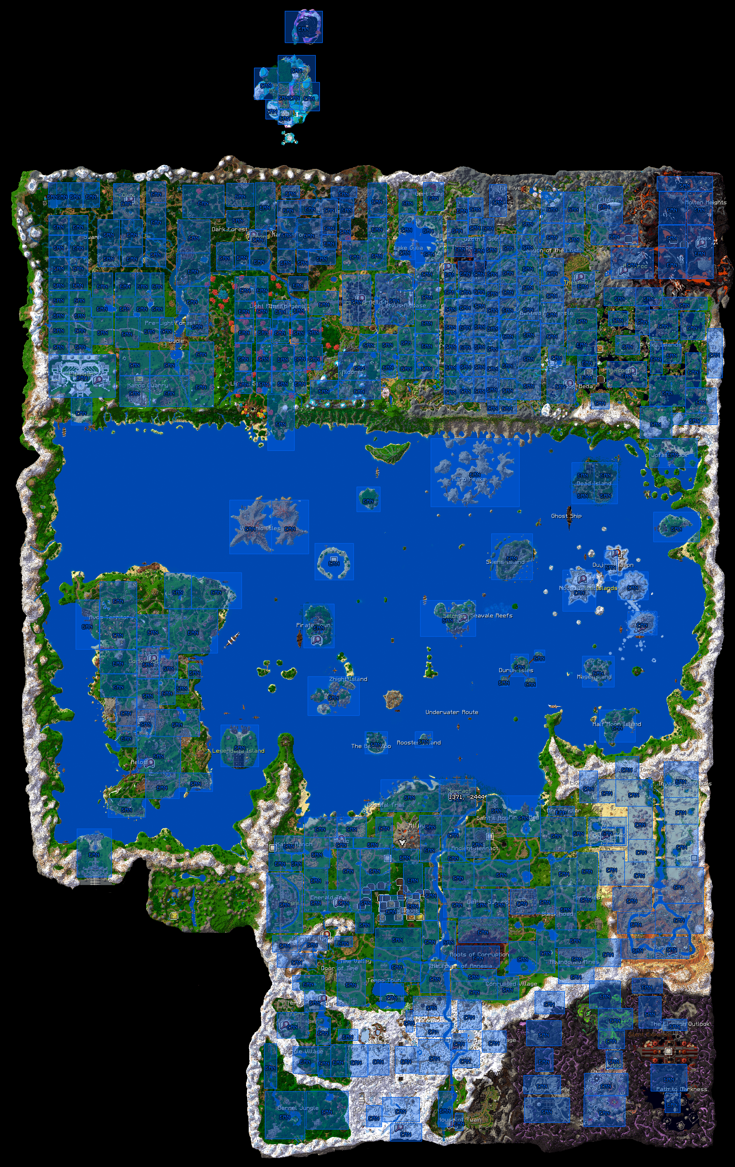 ZBot full territory map